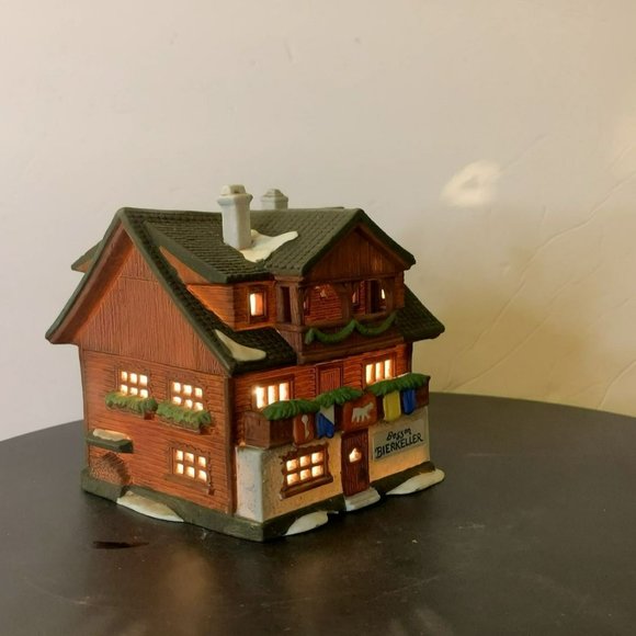 Dept 56 Besson Bierkeller Alpine Christmas Village Lighted Building - 1986 - Picture 6 of 12